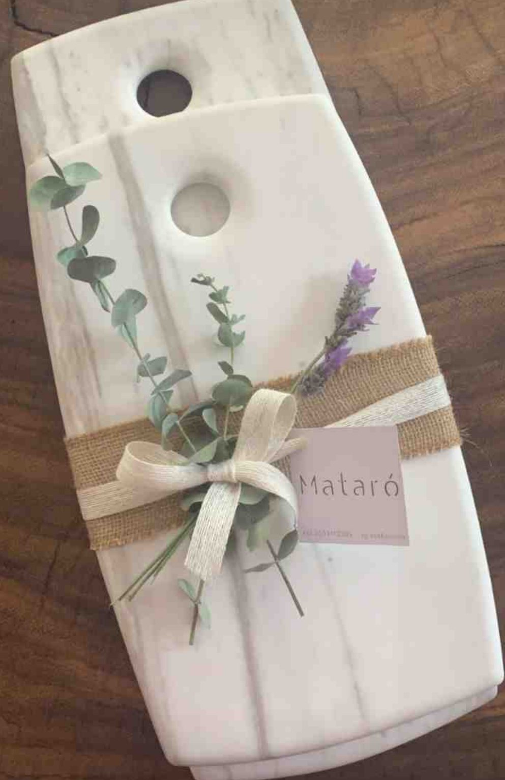 Tablas de mármol blanco
